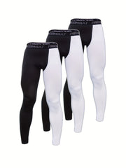 Men's Quick Dry Compression Pants for Outdoor Running Training