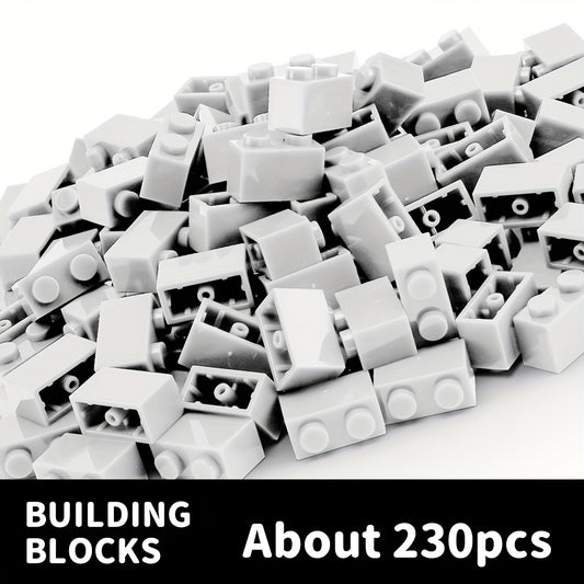 230pcs 1x2 High Brick Building Blocks DIY Toy for Boys and Girls