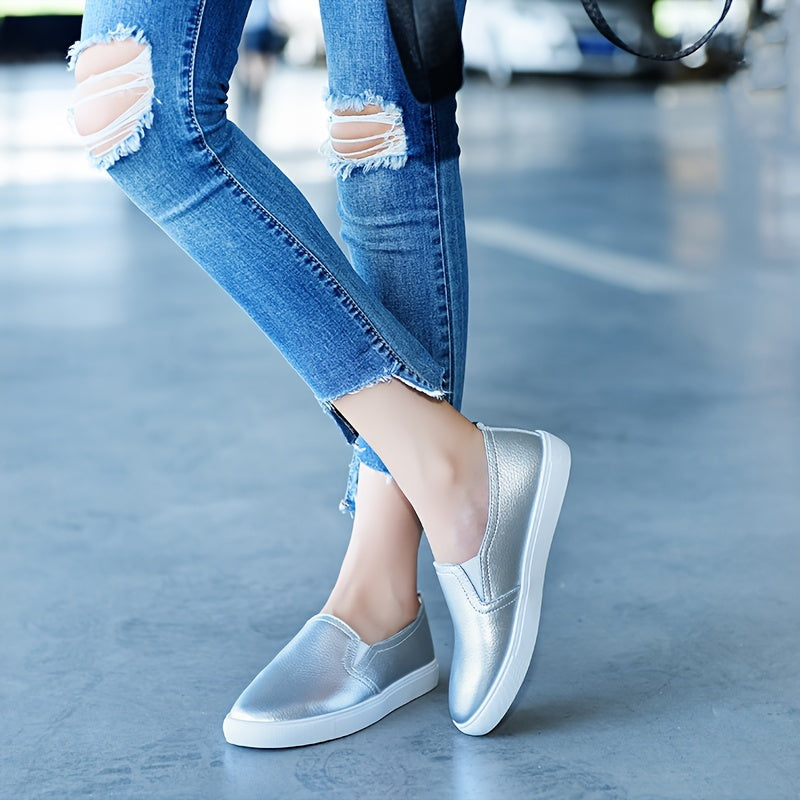 Women's Slip on Loafers Anti-slip Walking Shoes Comfy Flats