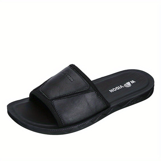 Men's Non Slip Casual Slides Open Toe Shoes for Indoor Outdoor Beach Shower