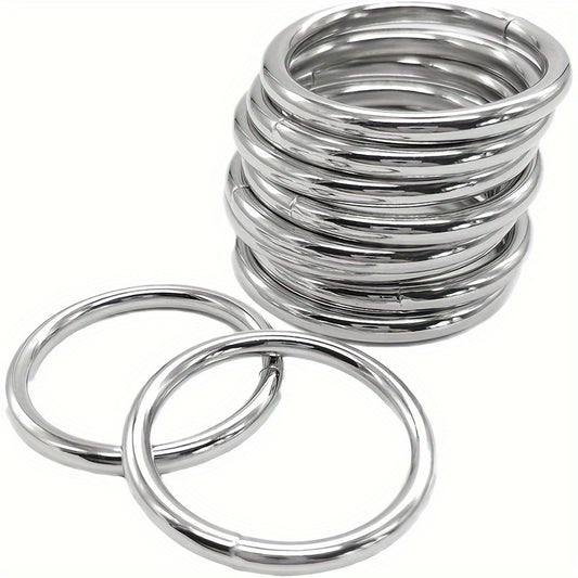 2" Tassel Hoop Plant Hook Welding Steel Silvery Tassel Ring 10pcs