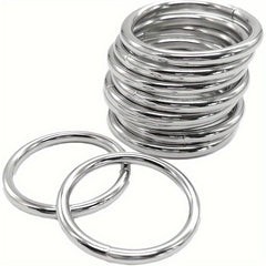 2" Tassel Hoop Plant Hook Welding Steel Silvery Tassel Ring 10pcs