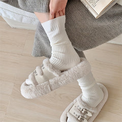 Soft & Comfy Solid Socks for Women