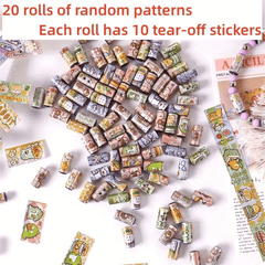 1000 Mini Stickers for DIY Bracelets &ndash; Birds Geometric Patterns