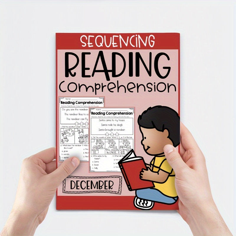 December Sequencing Worksheets: Holiday Reading Comprehension Pack
