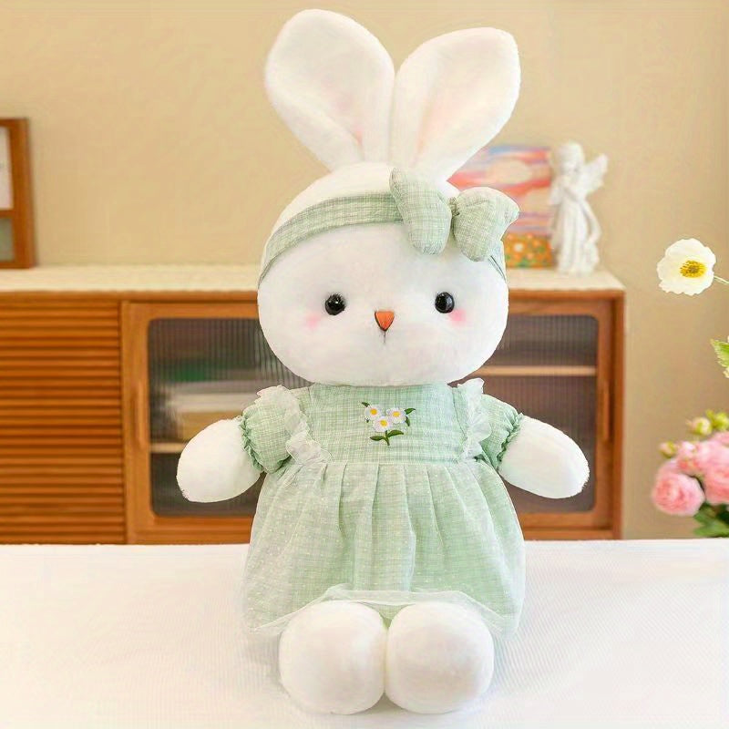 40cm Rabbit Plush Toy Girl Doll Dressing Rabbit Kid Sleeping Pillow