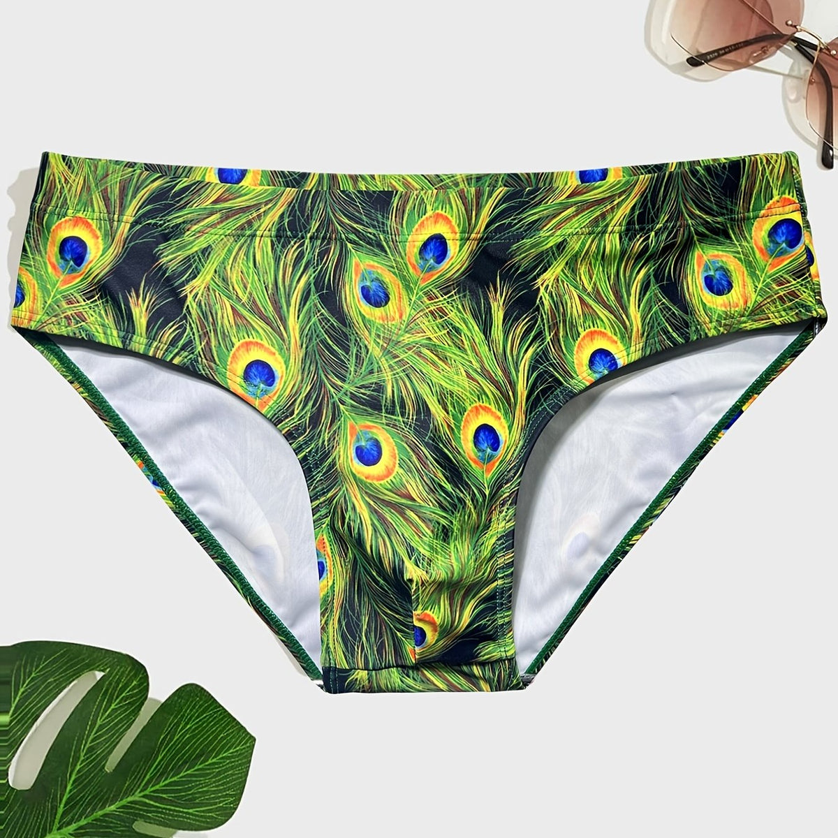 Men's Triangle Racing Swim Trunks Large Size Fast Dry