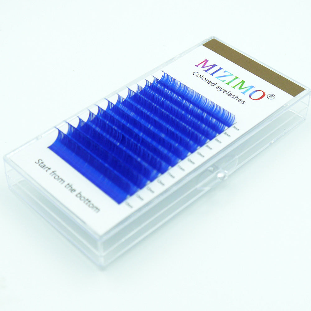 Purple Curl 8 15mm Lash Extensions Long Lasting False Eyelashes