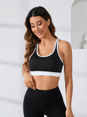 Criss Cross Sports Bra Breathable Beauty Back Yoga Bra
