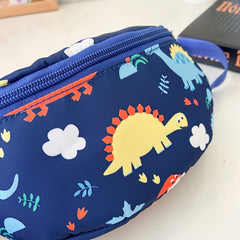 Dinosaur Print Waist Pack Shoulder Bag for Kids