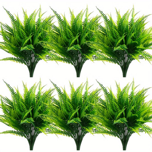 Artificial Green Ferns for Indoor/Outdoor Decor Wedding Event Ready