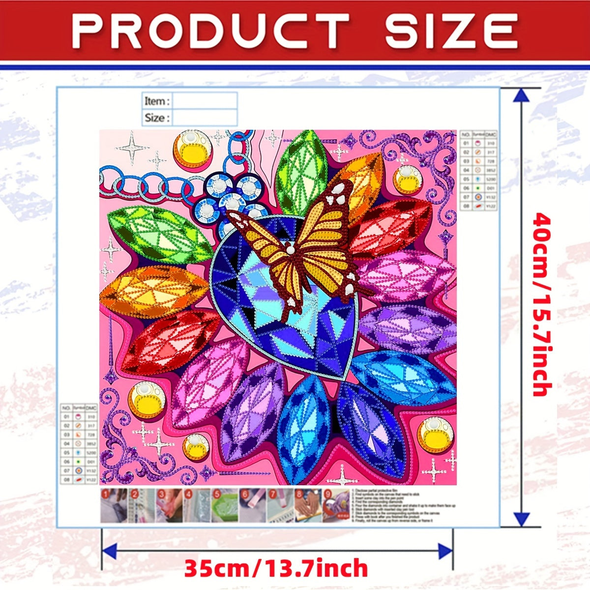 Butterfly Special Shape Diamond Painting Kit