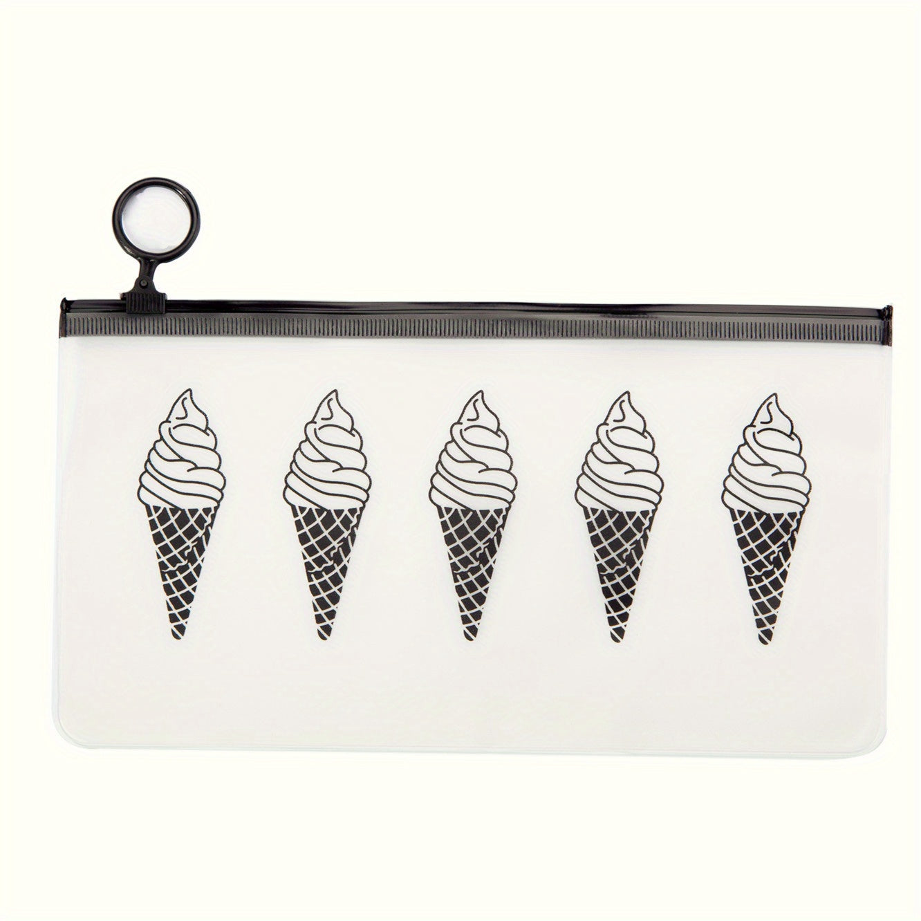 Cartoon Face Cover Storage Bag Makeup Case Travel Pouch Coin Purse