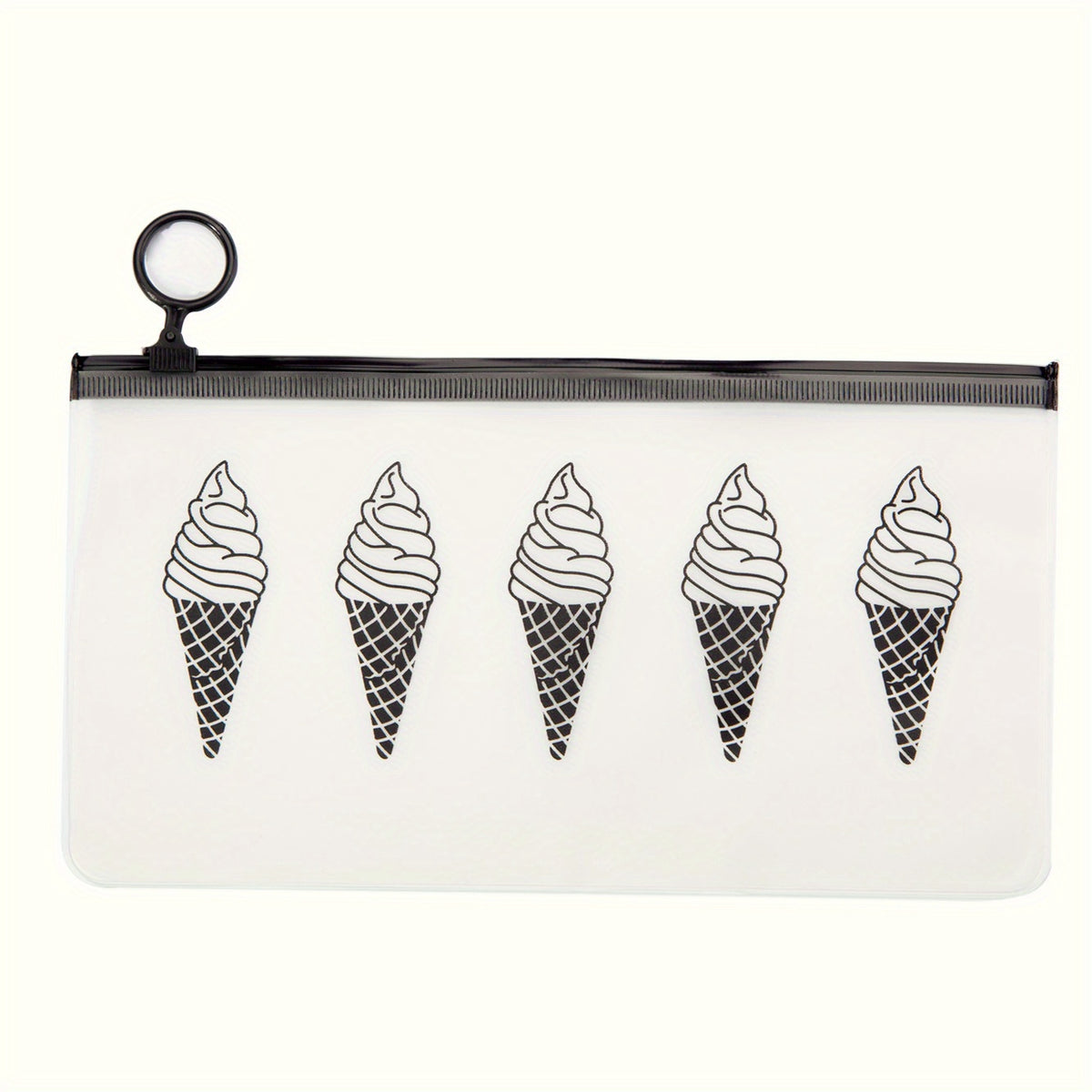 Cartoon Face Cover Storage Bag Makeup Case Travel Pouch Coin Purse