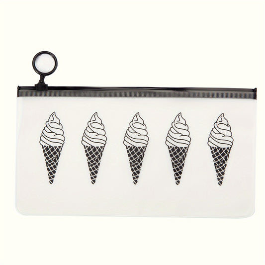 Cartoon Face Cover Storage Bag Makeup Case Travel Pouch Coin Purse