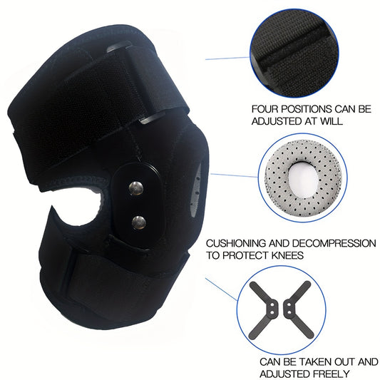 Steel Plate Support Knee Pad, Silicone Anti-skid, Men & Women