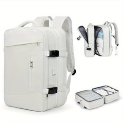 Laptop Backpack with Luggage Strap
