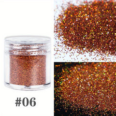 10ML Bottled Laser Face Body Glitter Powder Multi Glitter Halloween Makeup