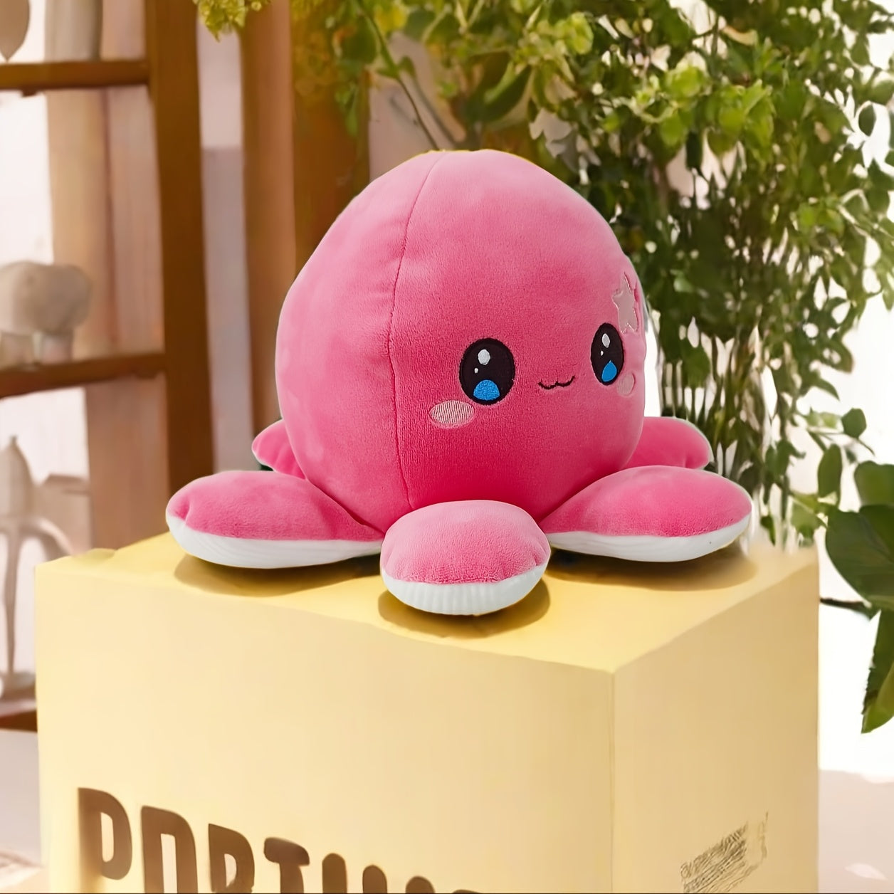 Cuddly Octopus Plush Toy Soft & Cozy Pink 10.5 Inches Octopus Decor