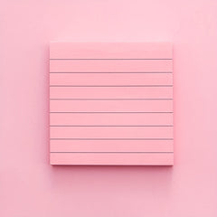 80 Student Grid Cartoon Sticky Notes, Self-adhesive, Horizontal Line Notepad