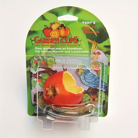Small Bird Feeder Food Cup Water Bowl for Parrots Budgies Cockatiels