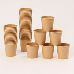 20pcs Disposable 4oz Coffee Cup Craft Cup Small Portion Cup For Parties
