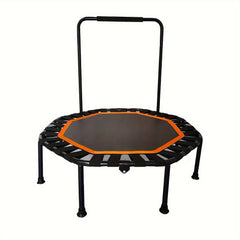 Foldable Trampoline Fitness Trampoline With Straps Adjustable Foam Handles
