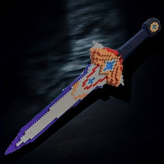 3D Jigsaw Sword Set 2489pcs Educational Party Game Desktop Holiday Gift
