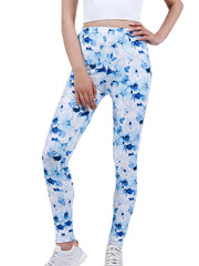 Floral Printed Yoga Pants High Waist Leggings
