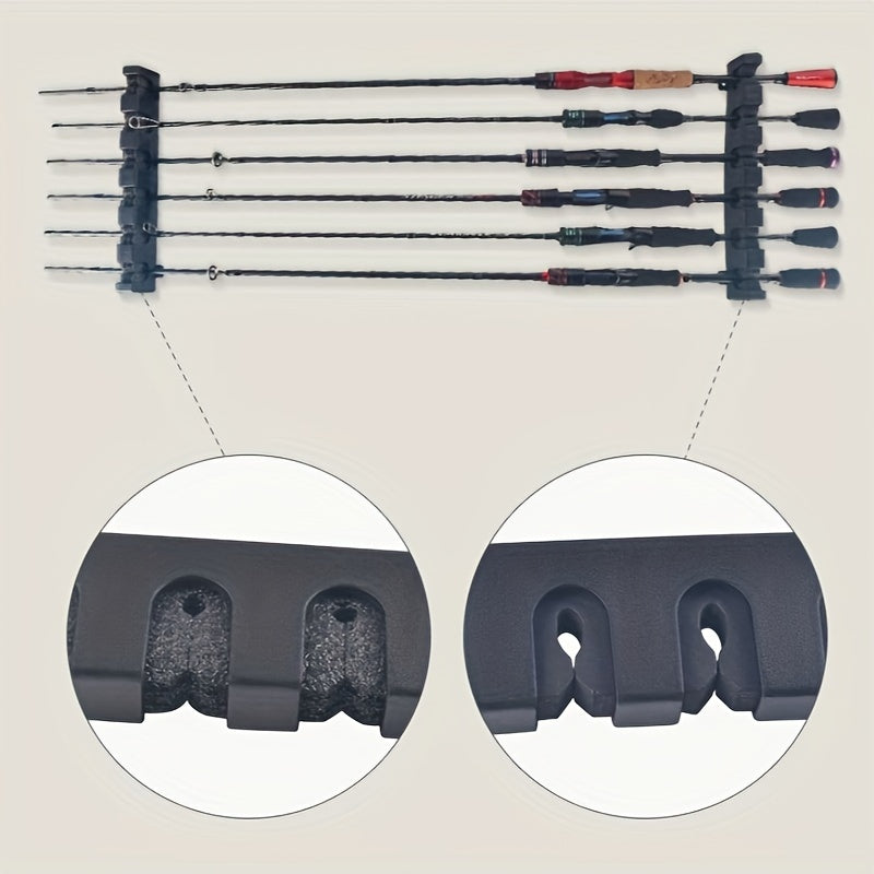 Wall Mounted Fishing Rod Holder