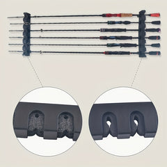 Wall Mounted Fishing Rod Holder