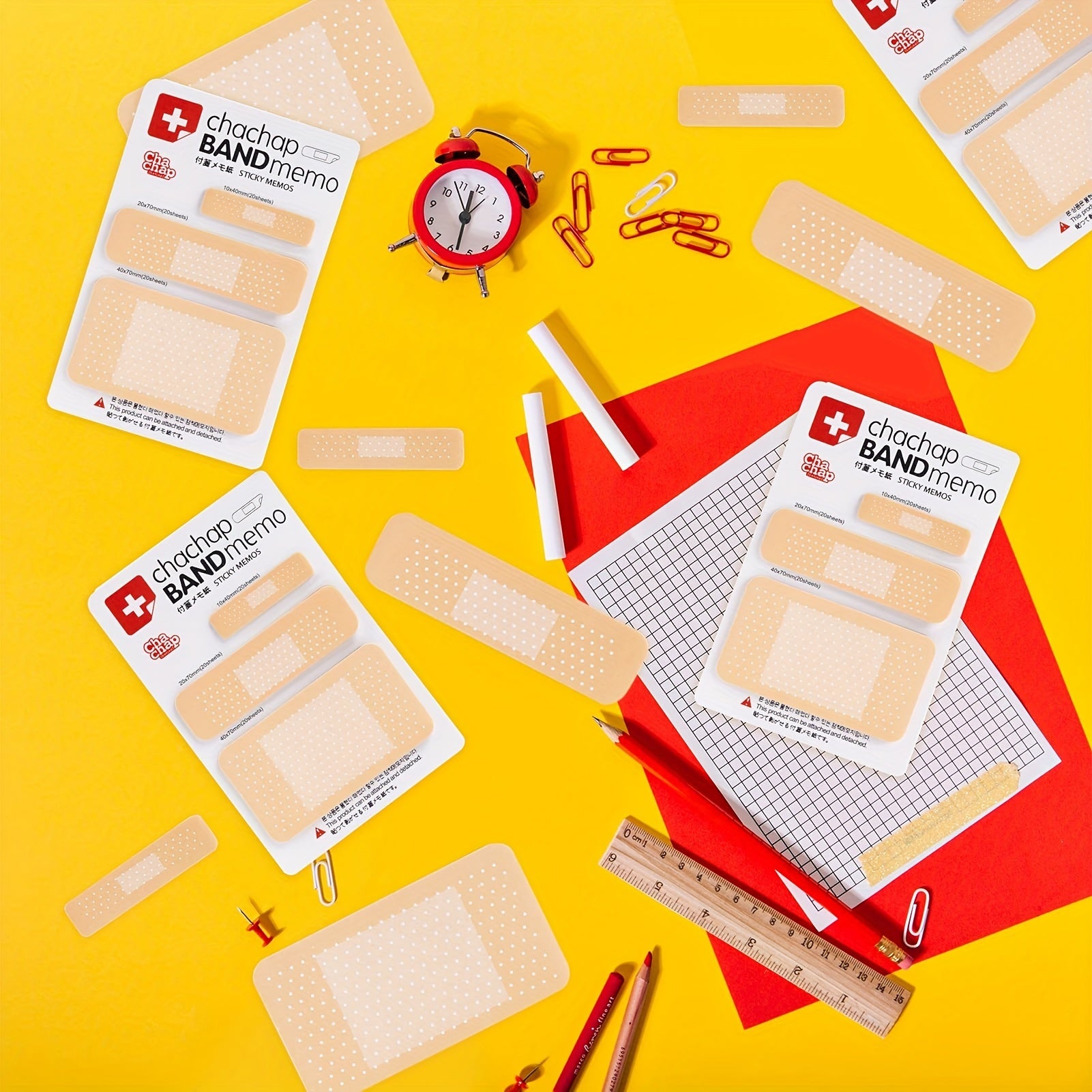 Bandage Shape Sticky Notes Writable Labels Self Stick Note Set