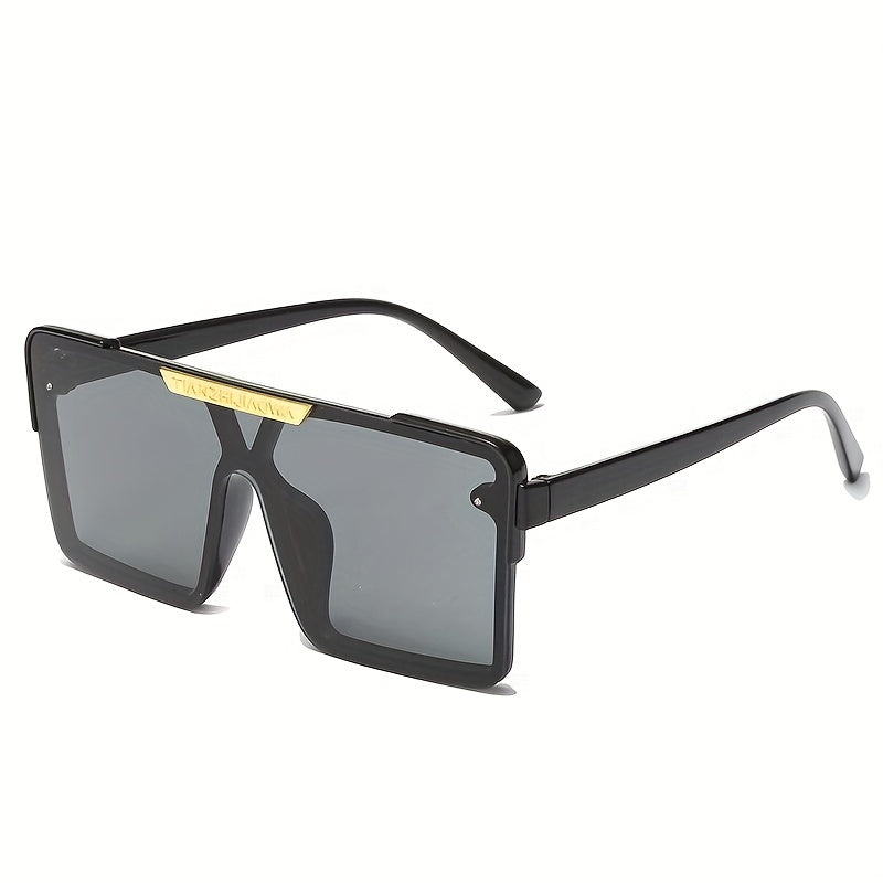 Kids Square Sunglasses Large Frame Unisex Street Photography Shades