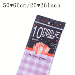 10sheets Colorful Pear Paper Solid Thin Page Paper