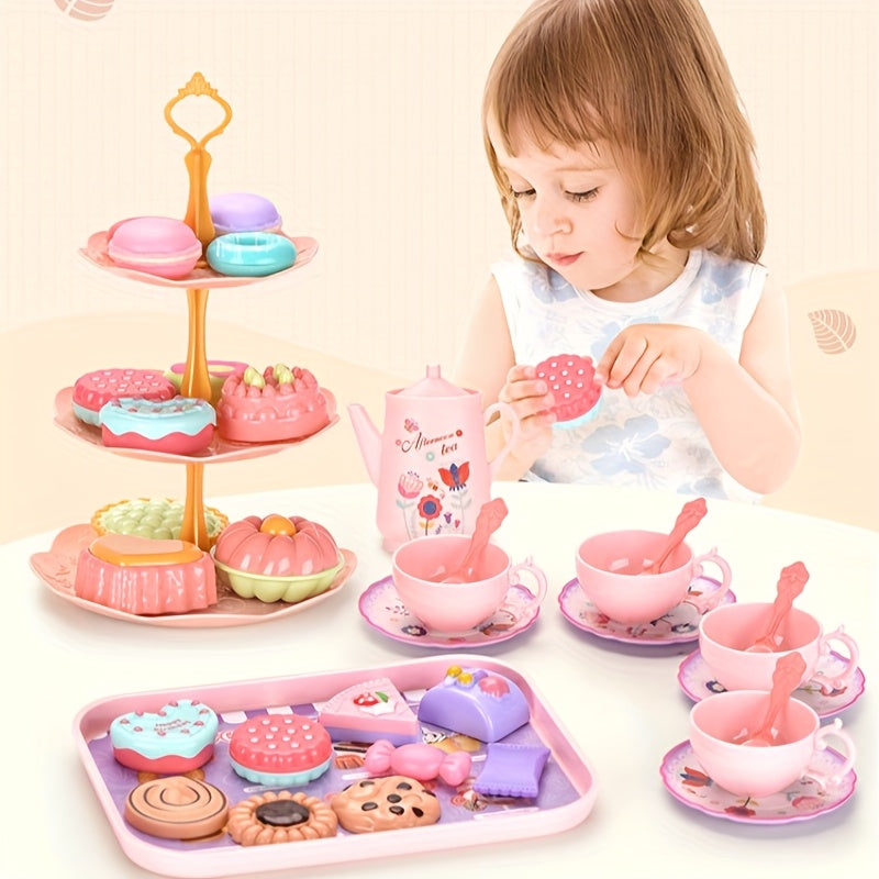 Girls Play House with Afternoon Tea Set