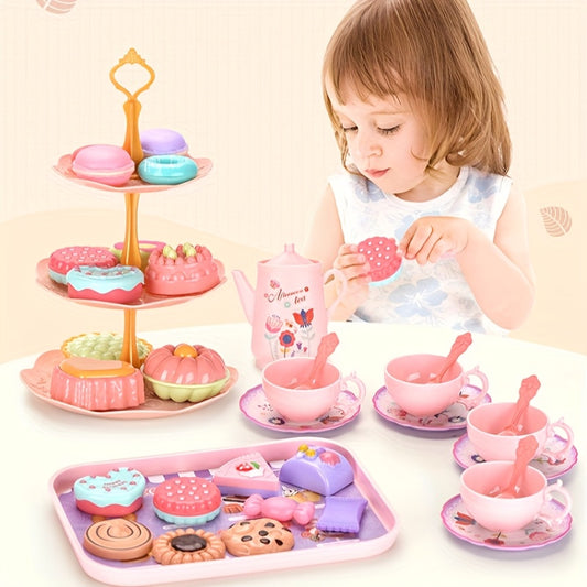 Girls Play House with Afternoon Tea Set