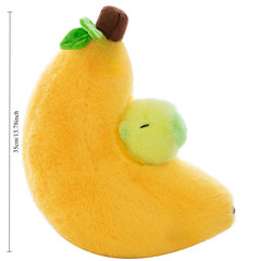 Banana Capybara Plush Toy Fun Novelty Pillow Birthday Gift