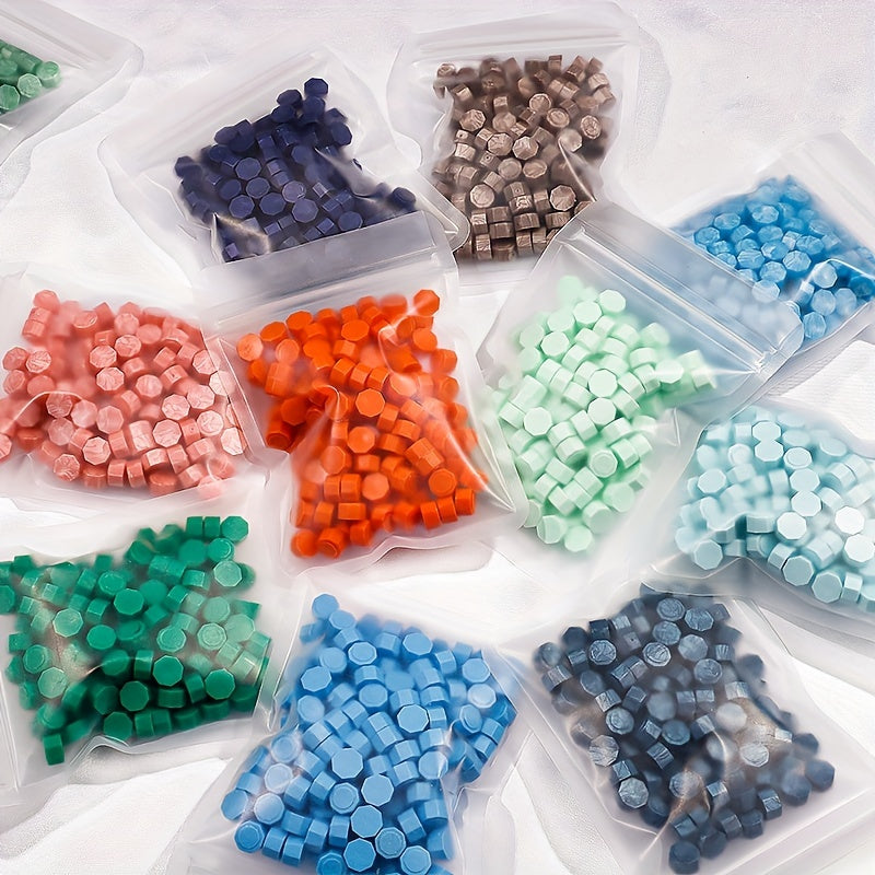100pcs 35g Wax Sealing Stamps Beads Kit with Storage Bag