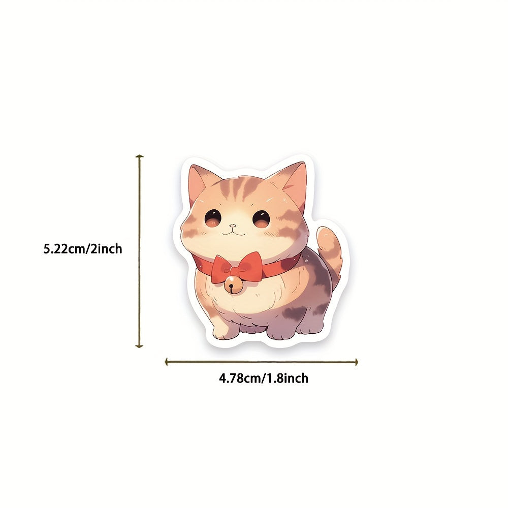 Cat Graffiti Stickers 50pcs for Guitar Notebook Luggage Computer Motorcycle