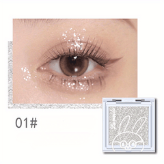 Monochrome Eyeshadow Powder Glitter Highlighter Sequins