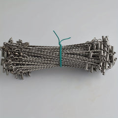100pcs T Type Anti-tangle Balance Steel Wire Fishing Line Connector