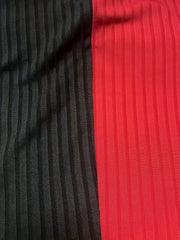  Colorblock Mock Neck Stretch Dress