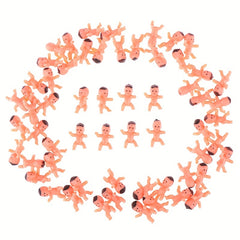 10pcs Mini Plastic Baby Toys for Cake Decoration or Dollhouse Accessories