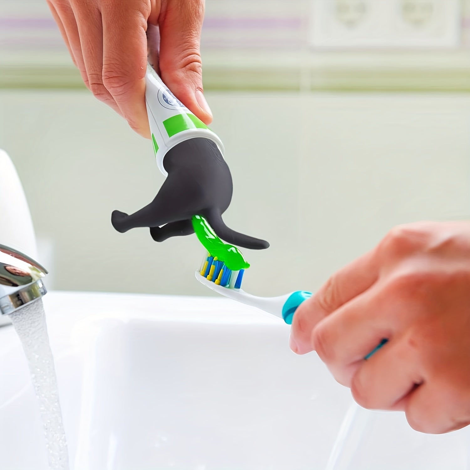 Pooping Dog Butt Toothpaste Topper Dispenser for Kids and Adults