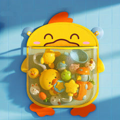 Water Play Toy Storage Bag Suction Cup Wall Organizer