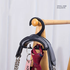 Multifunctional Arch Shaped Plastic Hanger for Household Storage