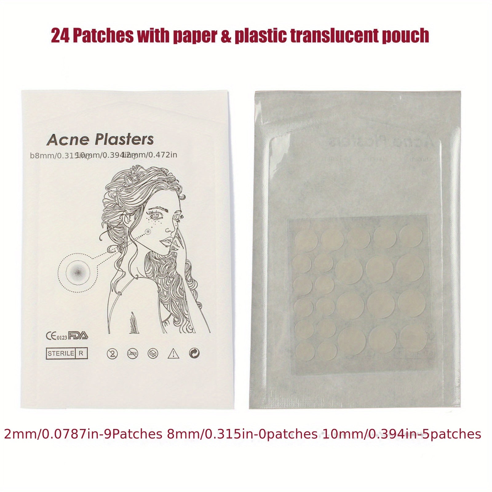 Invisible Blemish Patches Acne Dots Hydrocolloid Spot Patches
