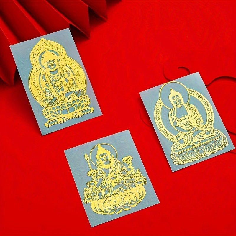 8pcs Guardian God Phone Stickers - Add Faith to Your Device