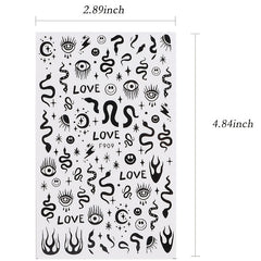 3D Self-Adhesive Nail Decoration Decals for DIY Nail Art