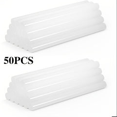 50pcs Hot Glue Gun Stick Transparent DIY Jewelry Glue Strip